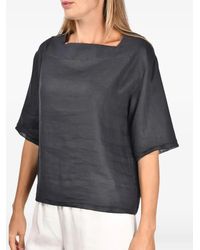 Gran Sasso - Blouse À Encolure Carrée - Lyst