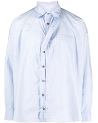 Y. Project - Asymmetric Cotton-Blend Shirt - Lyst