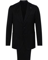 Tagliatore - Single-breasted Pinstripe Wool Suit - Lyst