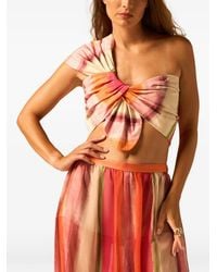 JBQ - Camelia Gathered One-Shoulder Top - Lyst