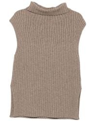 Bompard - Ribbed Sleeveless Vest - Lyst