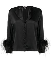 Gilda & Pearl - Pijama con ribete de plumas - Lyst