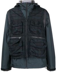 Undercover - Check-pattern Zip-fastening Jacket - Lyst