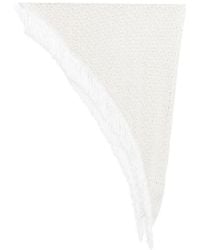 SIMONA CORSELLINI - Fringe-Trimmed Scarf - Lyst