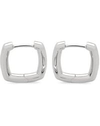 Tom Wood - Square-Shape Hoop Earrings - Lyst