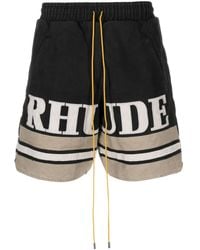 Rhude - Shorts Met Geborduurd Logo - Lyst