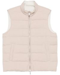 Eleventy - Reversible Quilted Gilet - Lyst