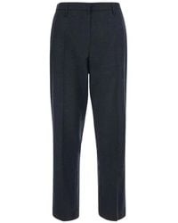 Tela - Straight-Leg Wool Trousers - Lyst