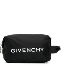 Givenchy - Trousse de toilette zippée à logo imprimé - Lyst