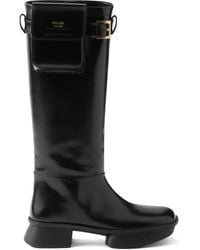 Prada - Botas Altas Equal De Charol - Lyst