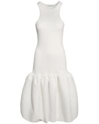 Ioana Ciolacu - Balloon-Skirt Tank Midi Dress - Lyst