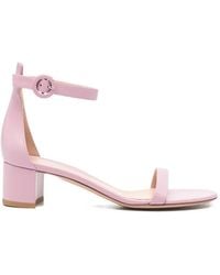 Gianvito Rossi - Buckle-Strap Sandals - Lyst