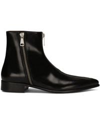 Dolce & Gabbana - Zipped Ankle Boots - Lyst