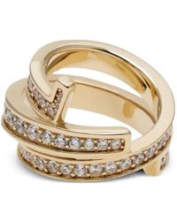 Ferragamo - Bague Gancini À Triple Anneau - Lyst