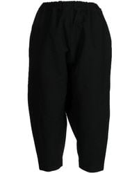 Comme des Garçons - Cropped Tapered Trousers - Lyst