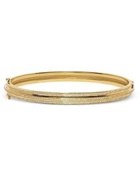 Azlee - Diamond Staircase Bangle Bracelet - Lyst