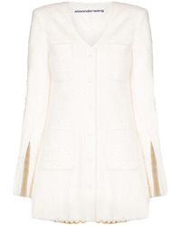 Alexander Wang Lange Jacke - Weiß