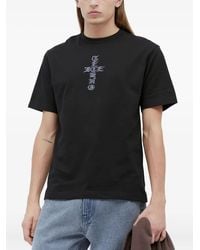 Ice & Techno - Cross Logo-Print T-Shirt - Lyst