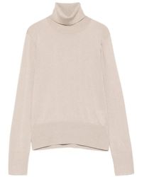 Alpha Studio - Pull À Bords Côtelés - Lyst