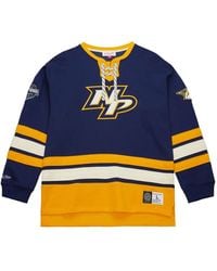 Mitchell & Ness - Nashville Predators Heritage Lace-Up Pullover - Lyst