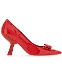 Ferragamo - Damen Pumps mit Vara-Schleife - Lyst