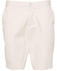 BOSS - Mid-rise Cotton Chino Shorts - Lyst