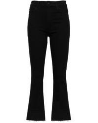 Mother - Cropped Flared Jeans - Lyst