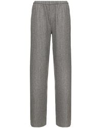 DRYKORN - Consider Pinstripe-Pattern Elasticated-Waistband Trousers - Lyst