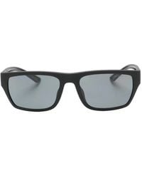 Emporio Armani - Rectangle Frame Sunglasses - Lyst