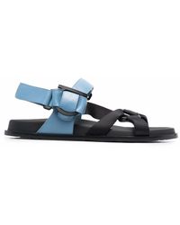 Ferragamo - ストラップ レザーサンダル - Lyst