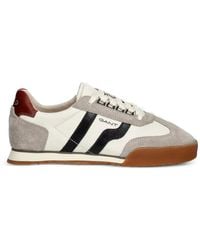 GANT - Baylle Suede-Panelled Sneakers - Lyst