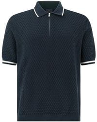 Paul & Shark - Quarter-Zip Collar Polo Shirt - Lyst