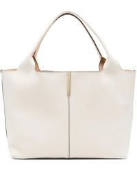 Tod's - Medium-Small Leather Shopping Bag - Lyst