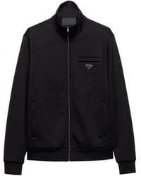 Prada - Cotton-Blend Technical Jacket - Lyst