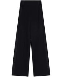 Pinko - Wide-Leg Trousers With Smooth Finish - Lyst