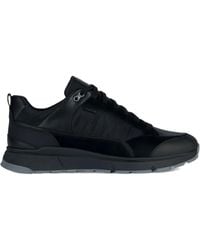 Geox - Dolomia Abx Leather Panel Sneakers - Lyst