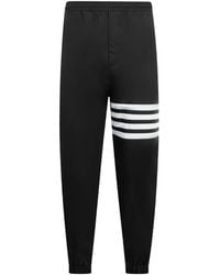 Thom Browne - Drawstring Striped-Detail Track Pants - Lyst