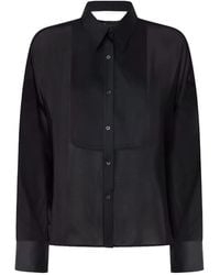 Pinko - Camicia Con Inserto Plissettato - Lyst