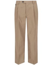 DUNST - Buttoned Front-Pleat Trousers - Lyst