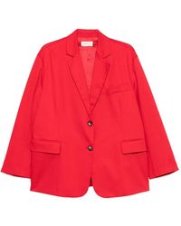 ViCOLO - Notched-Lapel Single-Breasted Blazer - Lyst