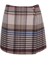 Cara Cara - Kitty Plaid Mini Skirt - Lyst