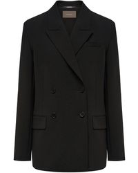 12 STOREEZ - Notched-lapels Double-breasted Blazer - Lyst