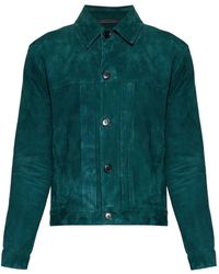 Paul Smith - Panelled Suede Jacket - Lyst
