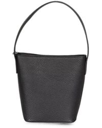 mizuiro ind - Grained Leather Bucket Bag - Lyst