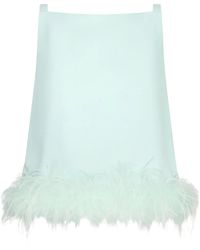 Liu Jo - Feather-Trim Blouse - Lyst