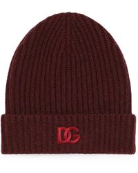 Dolce & Gabbana - English Rib Knit Hat - Lyst