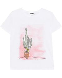 Pennyblack - Cactus-Print T-Shirt - Lyst