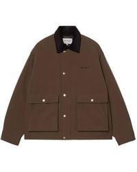 Carhartt - Quentin Corduroy-Collar Jacket - Lyst