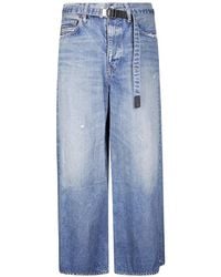 Sacai - Beyondexx Distressed-Effect Jeans - Lyst