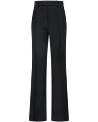 Nili Lotan - Pressed-Crease Tailored Trousers - Lyst